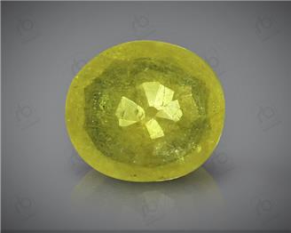 Natural Heated & Treated Yellow Sapphire Certified 3.3 carats -96562
